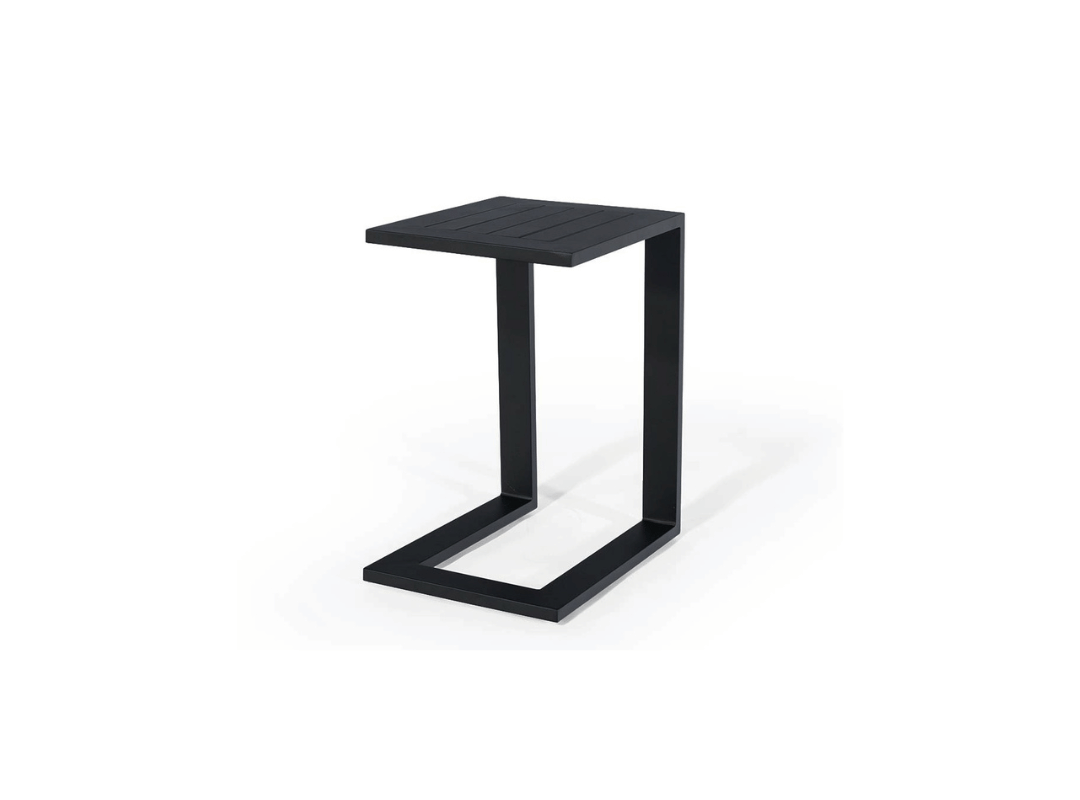 Aluminum Black Side Table