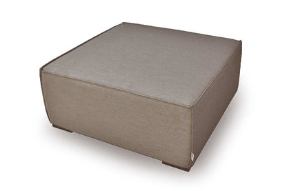 Apollo Fabric Black Footstool