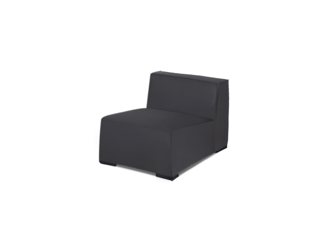 Apollo Fabric Black Corner Sofa