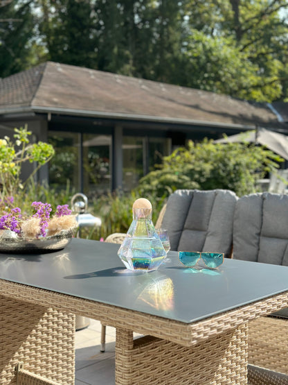 Walkerhill Polyrattan Garten-Garnitur 5-Personen