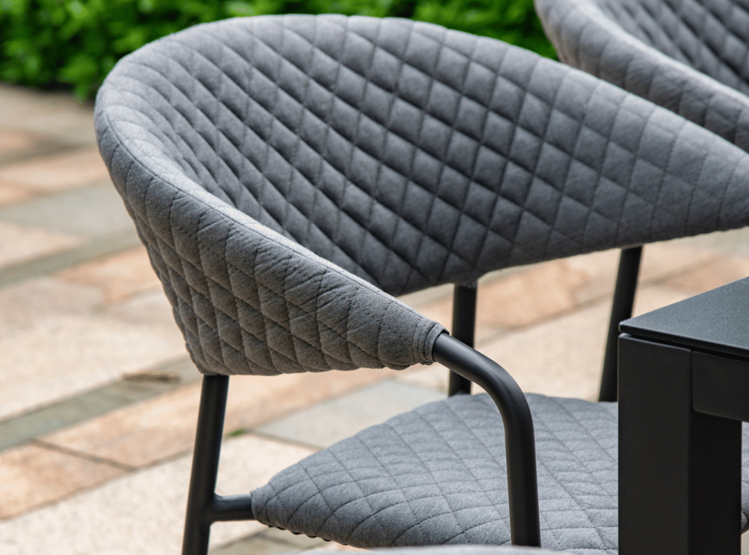 Pebble Fabric Stackable Dining Chair