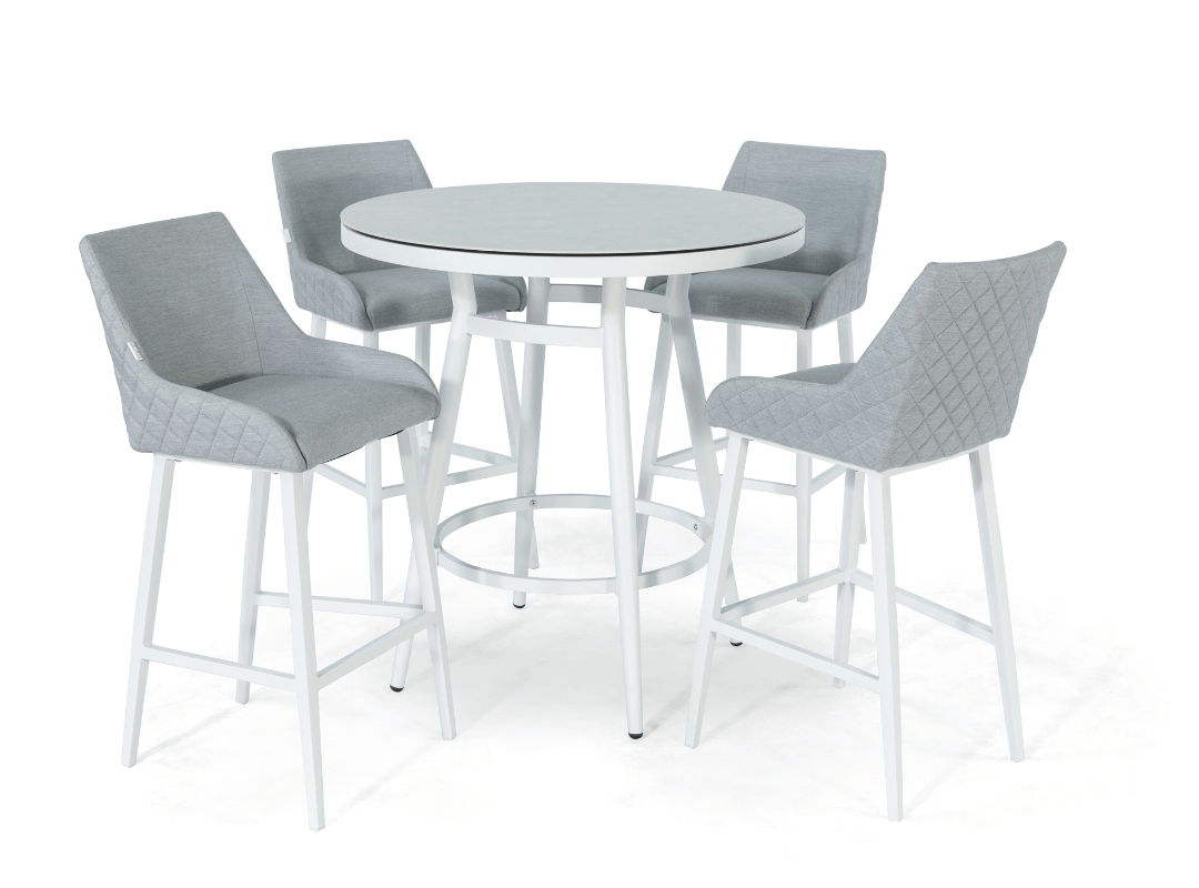 Regal 4-Seater Round Bar Set