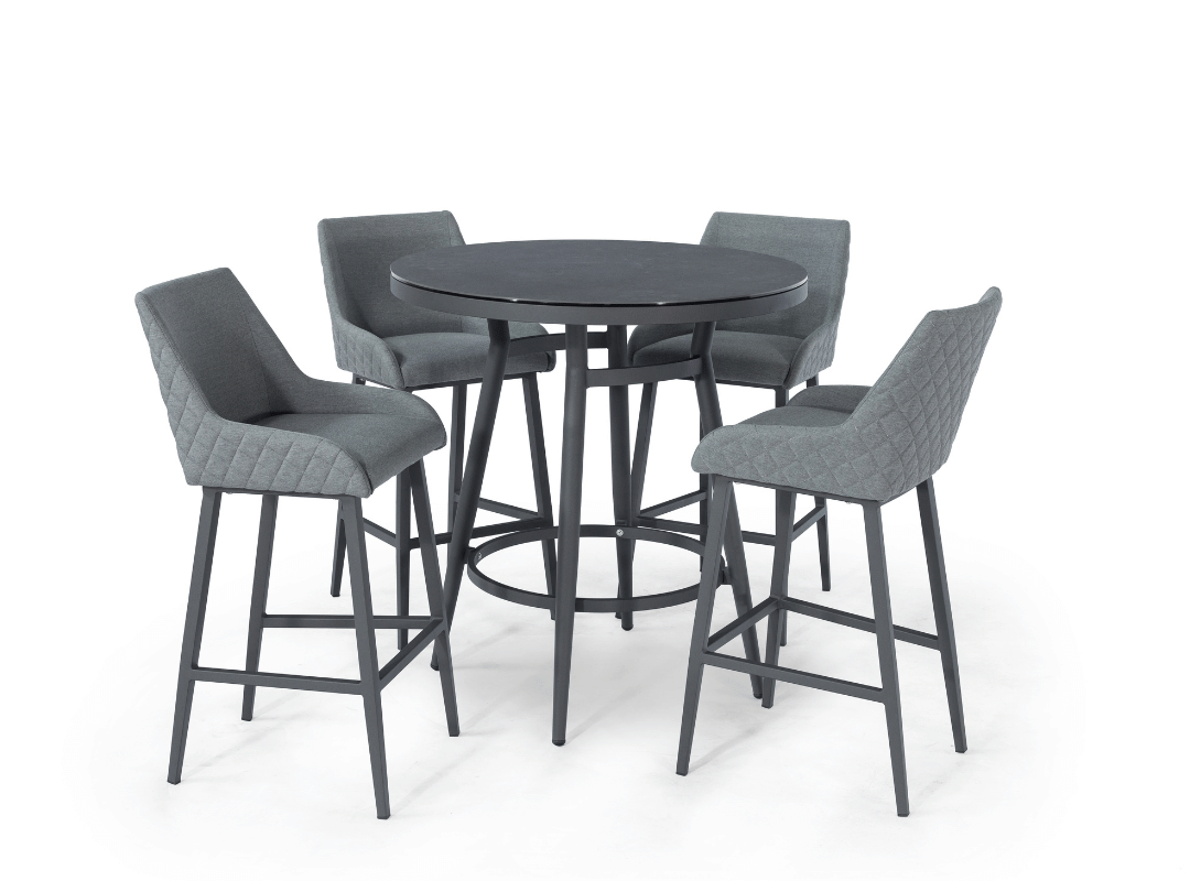 Regal 4-Seater Round Bar Set