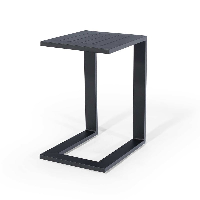 Aluminum Black Side Table