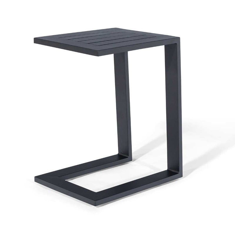 Aluminum Black Side Table