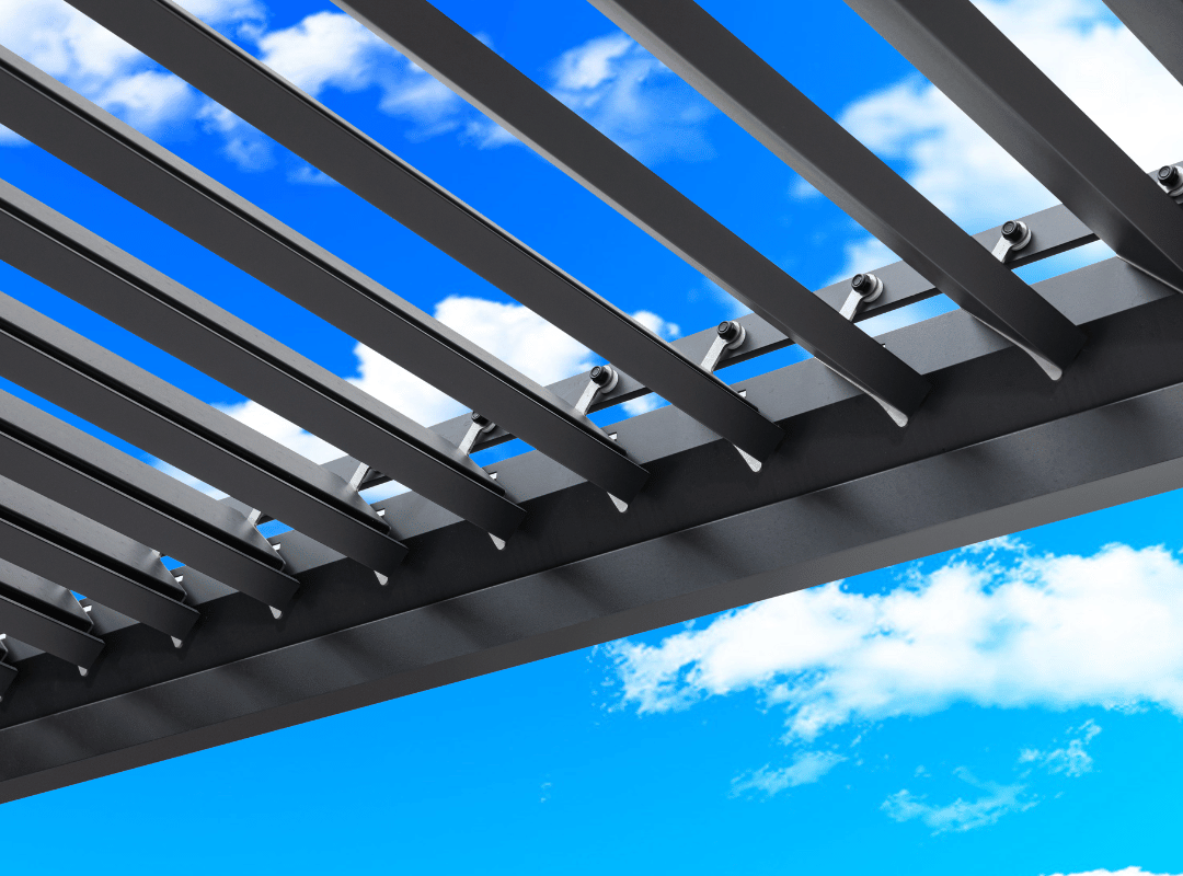 Skypergs Plus Pergola With Double Louvers