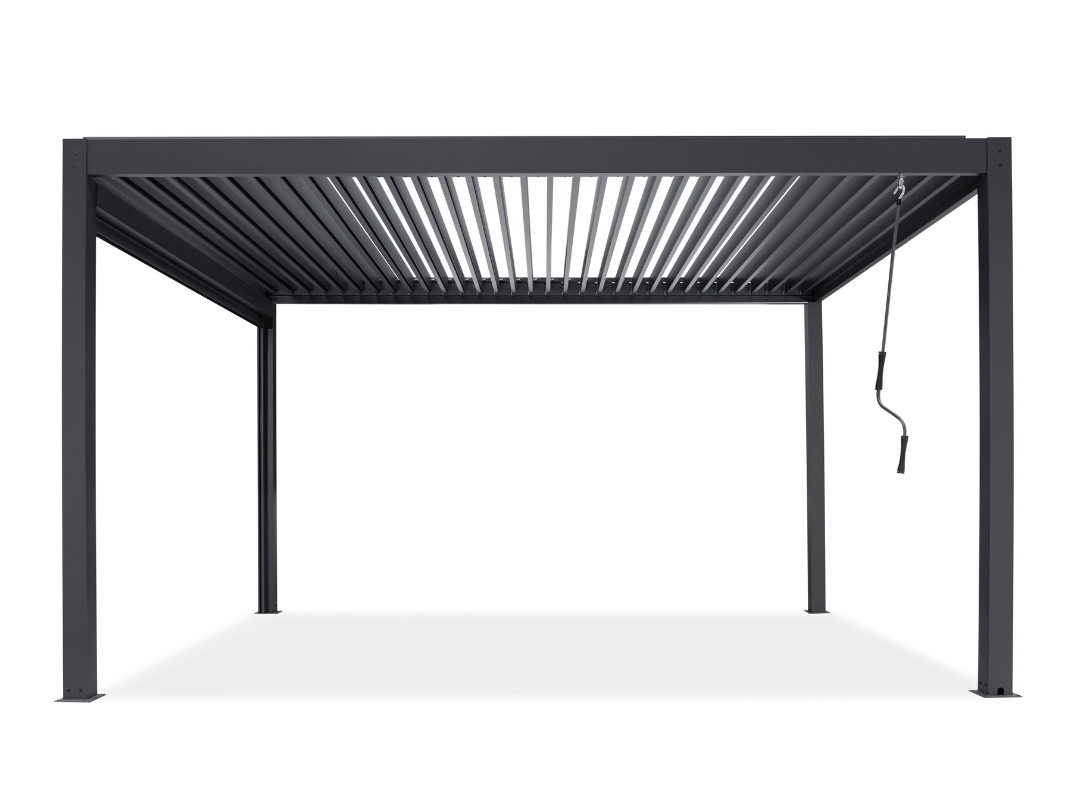 Skypergs Plus Pergola Aus Aluminium Mit Doppelten Lamellen