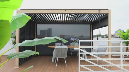 Skypergs Plus Pergola With Double Louvers