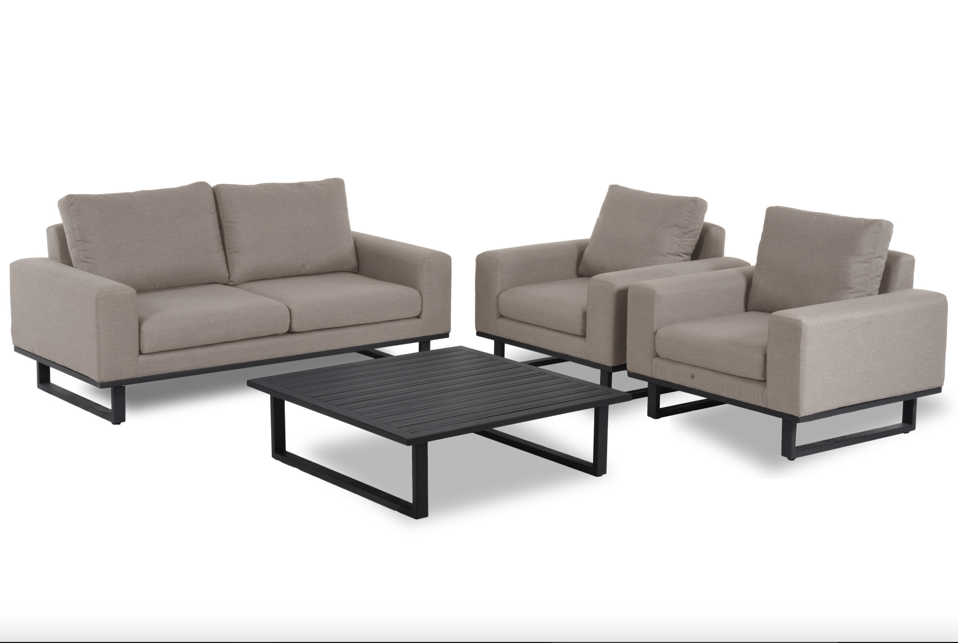 Ethos 2-Sitzer Sofa-Set Mit Couchtisch
